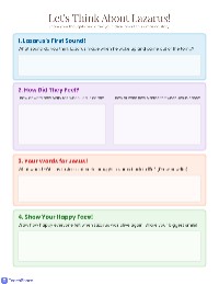 Lazarus Storytelling Activity