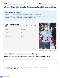 Winter Olympics Bilingual Review