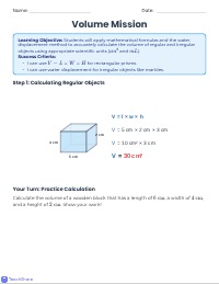 Volume Practice Set
