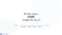 Exploring Types of Hope in the Classroom