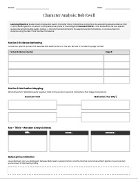 Bob Ewell Character Study Game