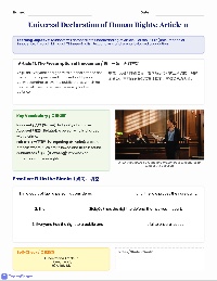 Article 11 UDHR Practice