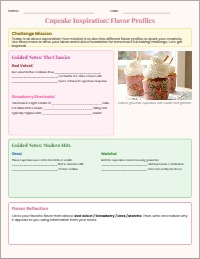 The Ultimate Cupcake Challenge Guided Notes