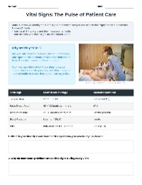 Understanding Vital Signs