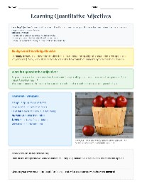 Measuring with Words