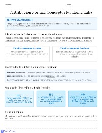 Fundamentos de Distribución Normal