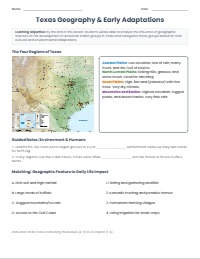 Natural Texas and its People Exploration