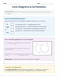 Mastering Venn Diagrams and Set Notation