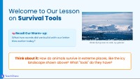 Tools for Living: Understanding Adaptations Slides