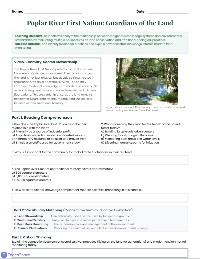 Indigenous Land Stewardship Practice