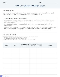 Royce's Task Completion Tracking Log