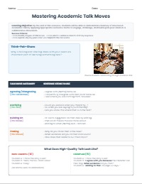 Mastering Structured Academic Talk Strategies