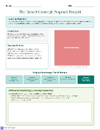 Resort Concept Proposal Project