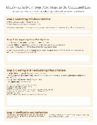 Command Line Basics for Beginners