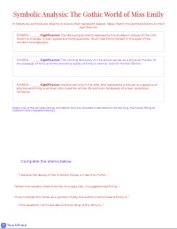 A Rose for Emily Review Worksheet
