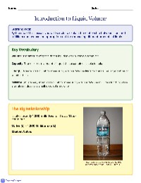Understanding Liters & Milliliters