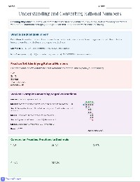 Rational Numbers Mastery Review