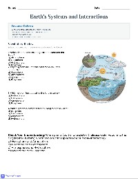 Earth Systems Assessment
