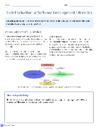 Overview of Software Development Lifecycle Models
