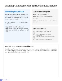 Guide to Campaign Justification