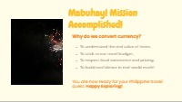 Mexican Money Adventure Conversion Quest
