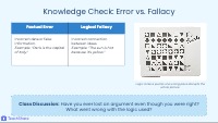 Mastering Logic: Identifying Common Fallacies