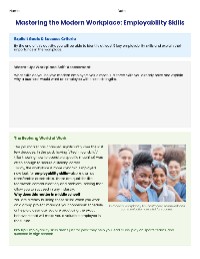 Workplace Skills Explorer