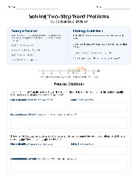 Solving Two-Step Word Problems: A Guide