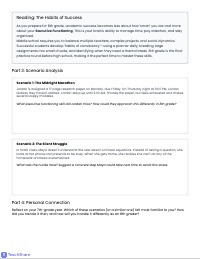 Middle School to High School Transition Reflection