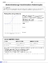 Biochemical Processes Station Review