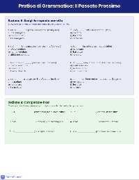 Passato Prossimo Quiz - Avere