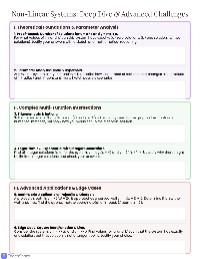 Solving Non-Linear Systems of Equations