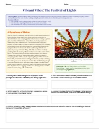 Exploring Present Continuous: Scenes and Stories