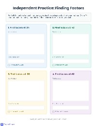 Understanding Factors in Numbers