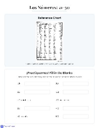 Learning Spanish Numbers and Colors