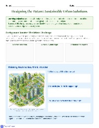 Designing Sustainable Future Cities