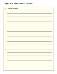 My Historical Figure Research Organizer