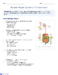 Exploring Human Organ Systems
