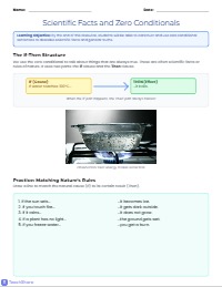 Mastering the Zero Conditional: Scientific Truths