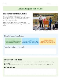 Persuasive Writing for Environmental Advocacy