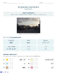 Kegiatan Harian dalam Bahasa Arab