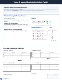 Mastering Statistical Measures: Mean, Median, Mode, MAD
