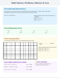 Unit 7 Grade 3 Mathematics Study Guide