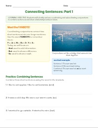 Connecting Ideas: Coordinating and Subordinating Conjunctions
