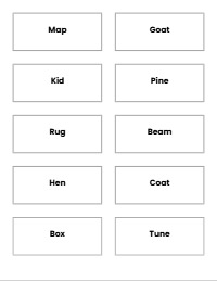 Decodable Word Sorting Progress Monitoring Tool