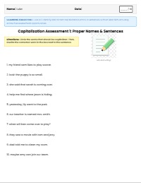 Capitalization Progress Monitoring Assessments for Luke