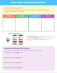 Exploring the World of Nouns Worksheet