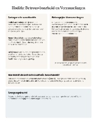 Inleiding tot de Hadith