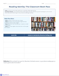 Classroom Library Book Pass