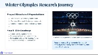 Winter Olympics Research Project Template